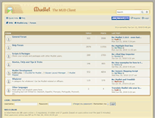 Tablet Screenshot of forums.mudlet.org